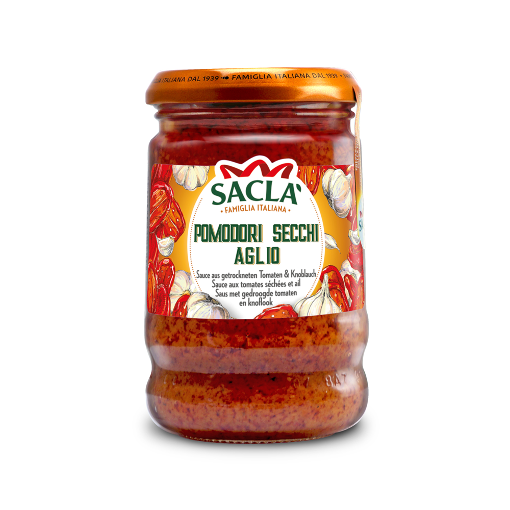 
Saclà Aurinkokuivattu tomaatti-valkosipulipastakastike 190 g - Default Title
